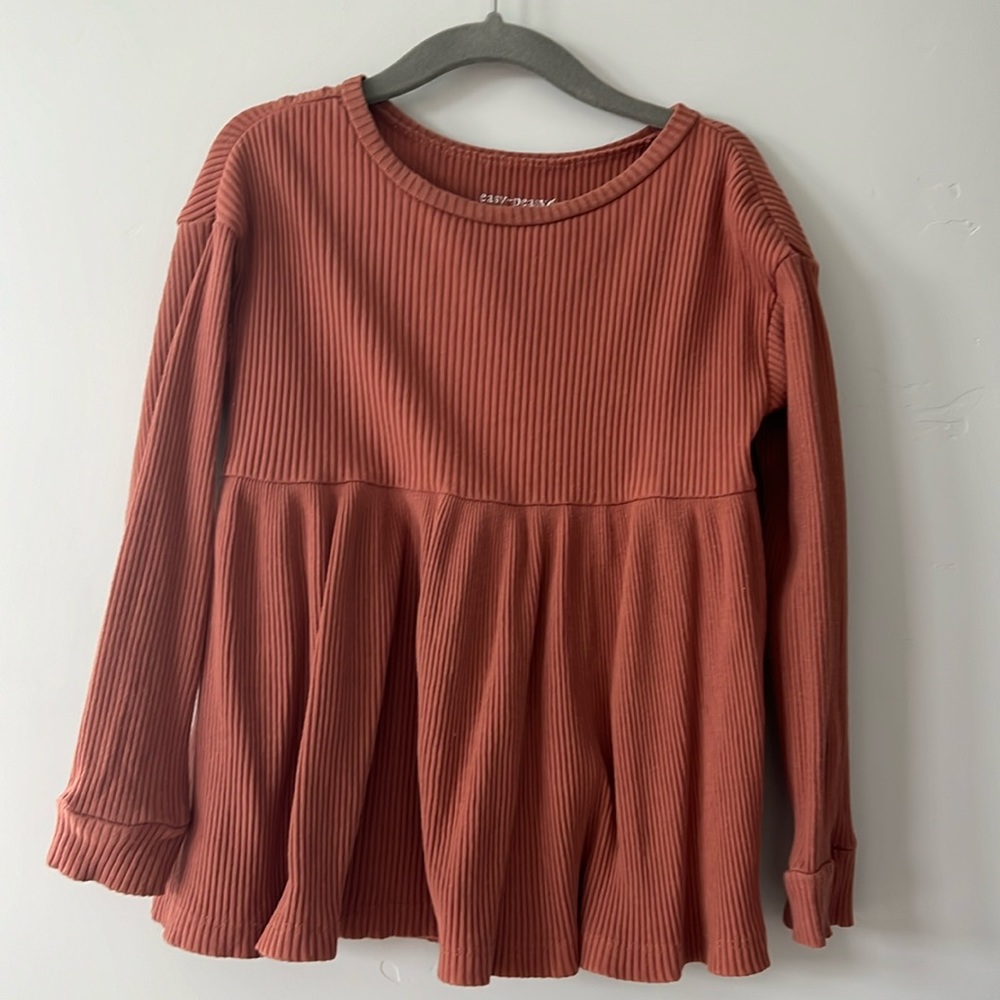 Easy Peasy | Organic Cotton Ribbed Shirt | 4T
